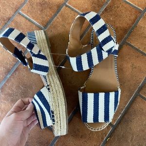 Franco Sarto Platform Strappy Sandal